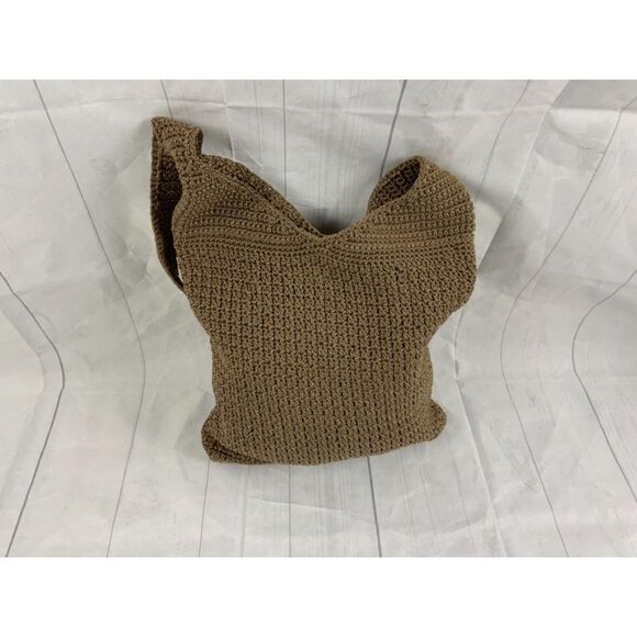 Jacqueline Ferrer Tan Woven Handbag. - Picture 2 of 4